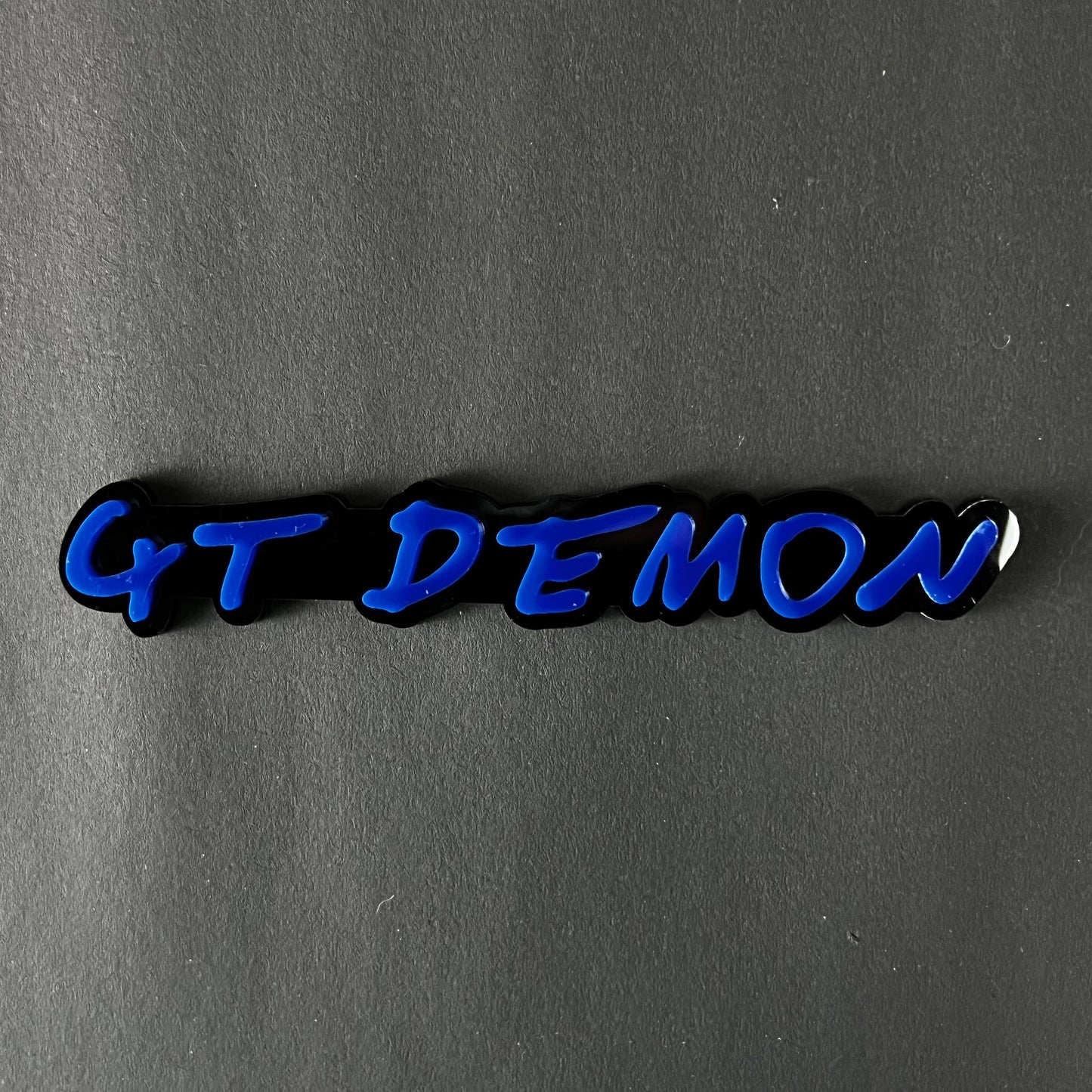 1PC GT DEMON 3D Acrylic Badge - Car Truck Emblem Fender Tailgate Trunk Sticker