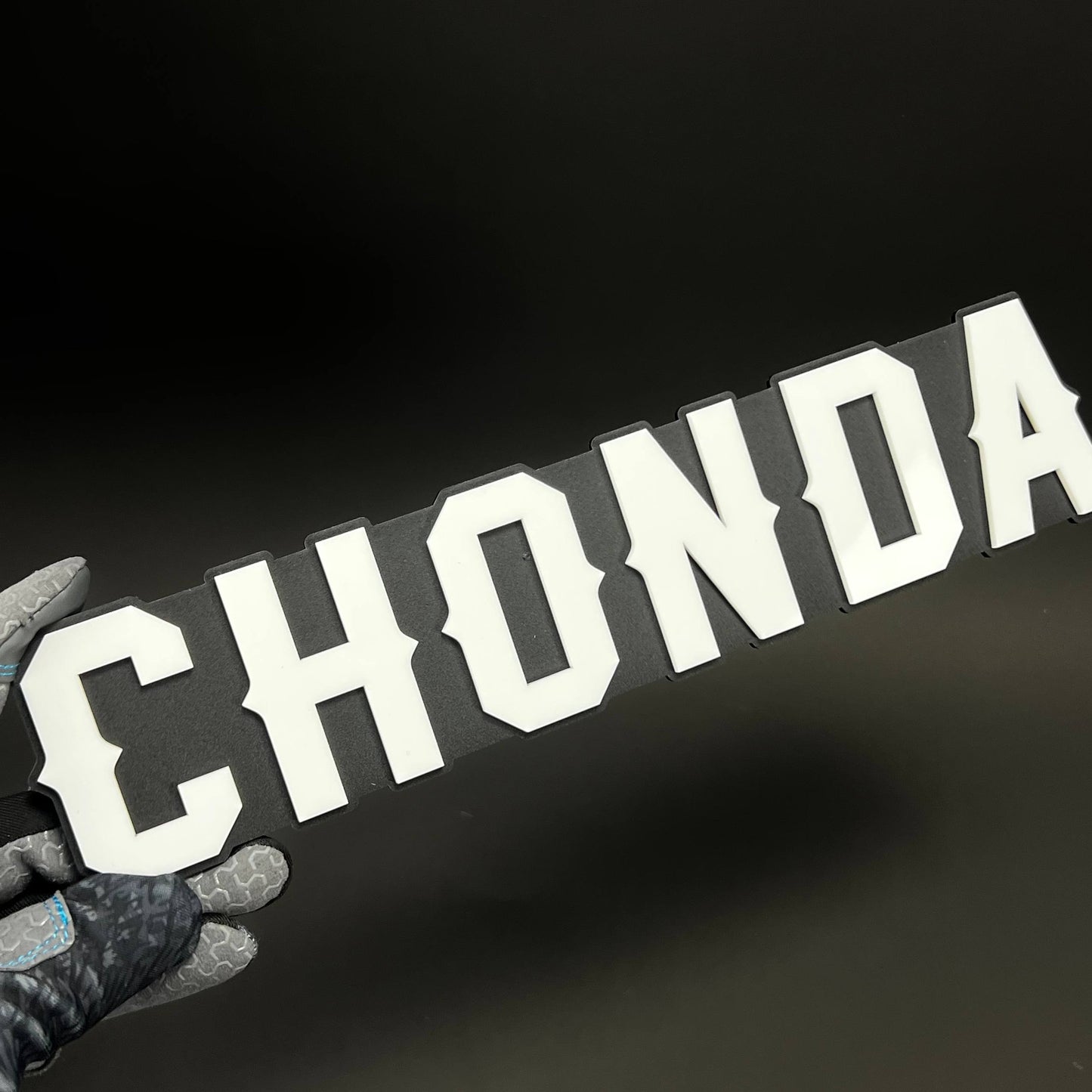 1PC CHONDA 3D Acrylic Badge - Car Truck Emblem Fender Tailgate Trunk Sticker