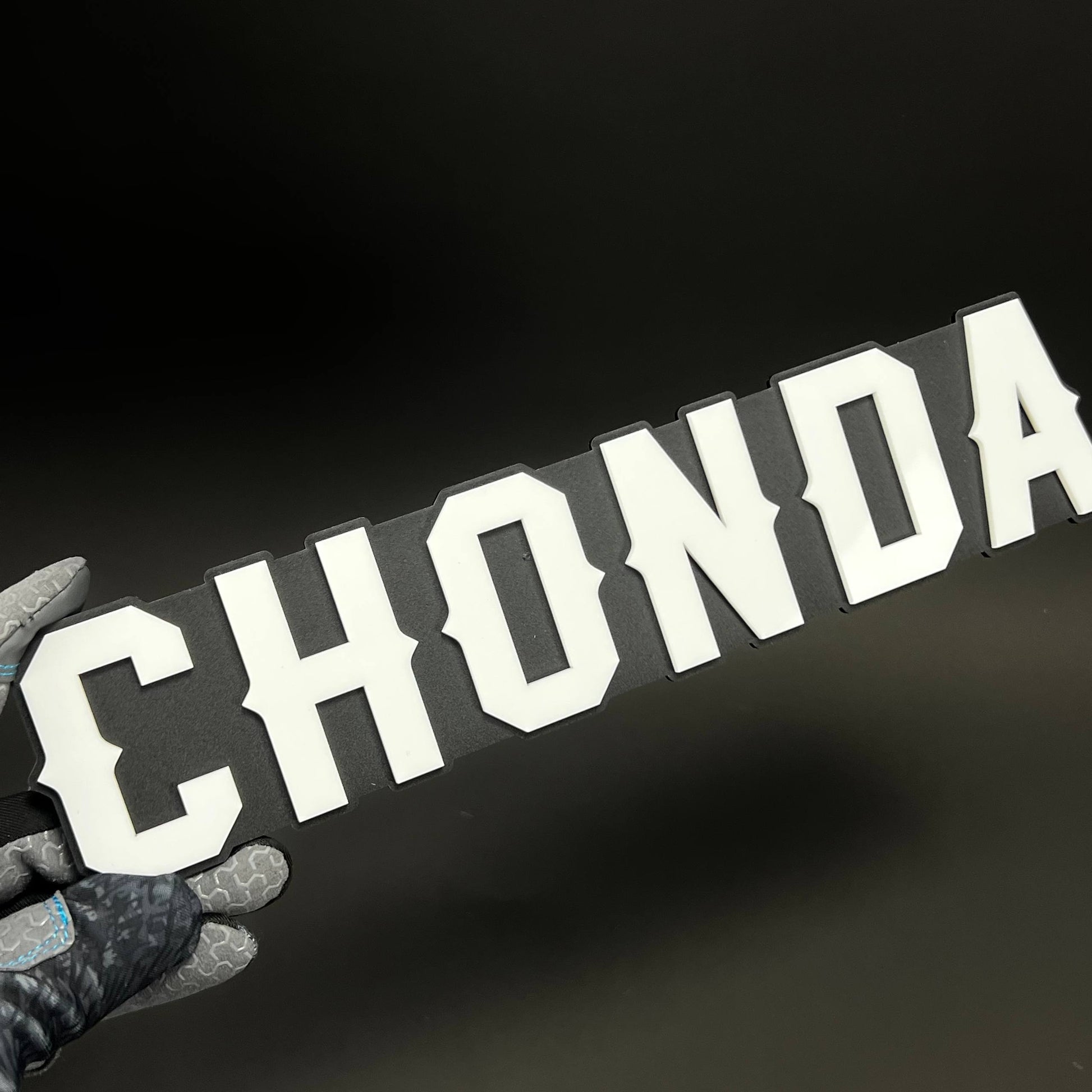1PC CHONDA 3D Acrylic Badge - Car Truck Emblem Fender Tailgate Trunk Sticker