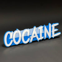 1PC COCAINE 3D Acrylic Badge - Car Truck Emblem Fender Tailgate Trunk Sticker