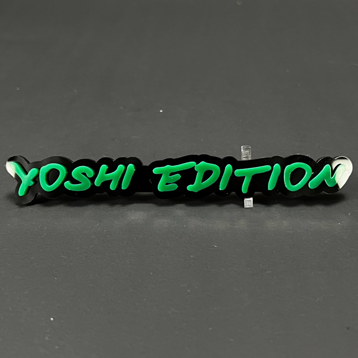 1PC YOSHI EDITION 3D Acrylic Badge - Car Truck Emblem Fender Sticker