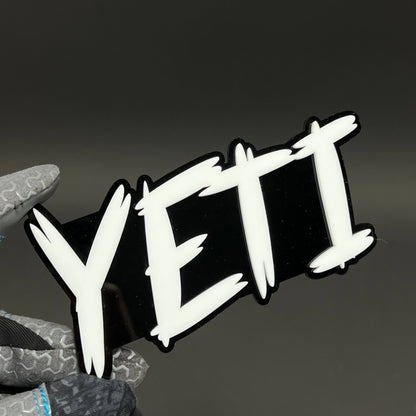 1PC YETI 3D Acrylic Badge - Car Truck Emblem Fender Tailgate Trunk Sticker