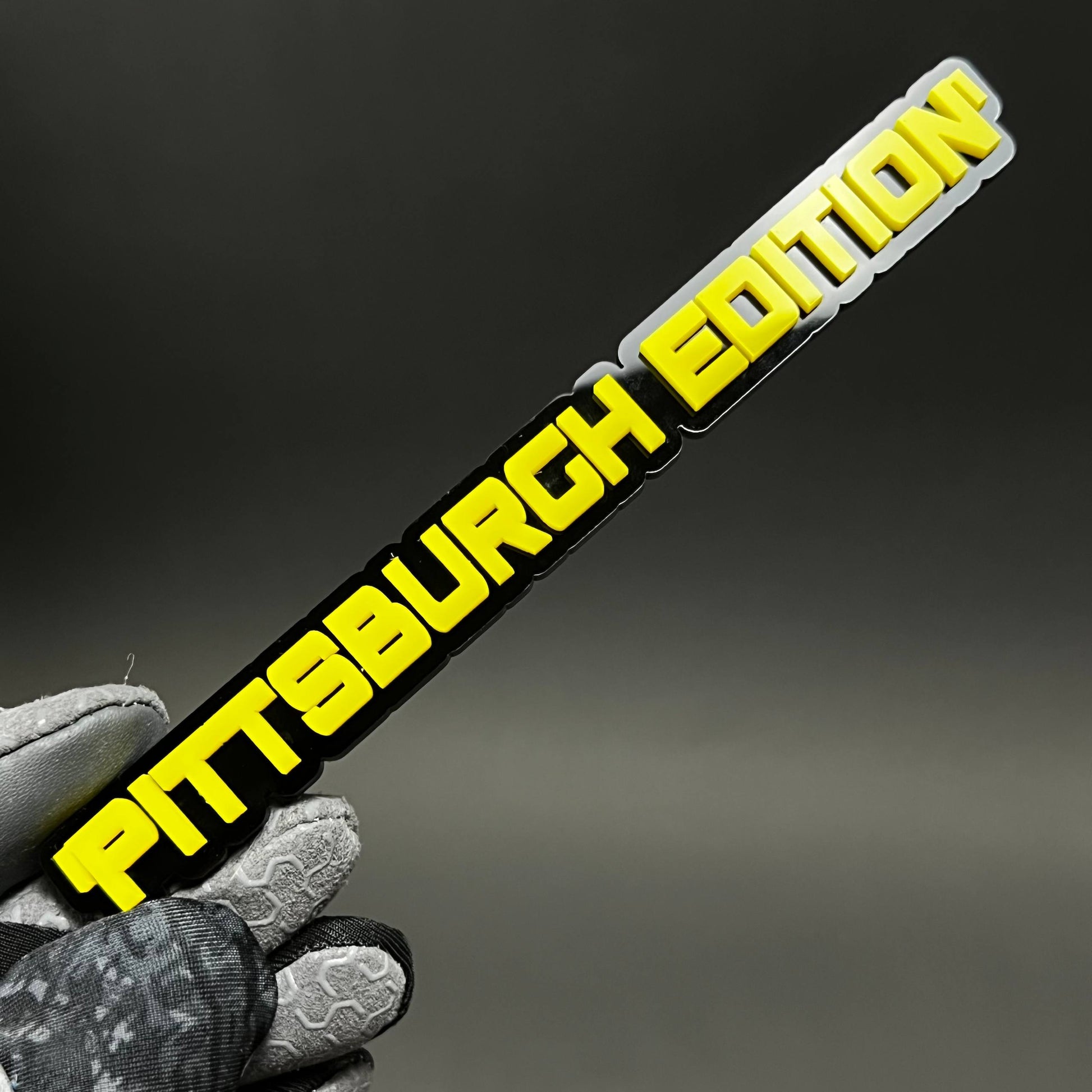 1PC PITTSBURGH EDITION 3D Acrylic Badge - Car Truck Emblem Fender Sticker