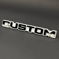1PC CUSTOM 3D Acrylic Badge - Car Truck Emblem Fender Tailgate Trunk Sticker