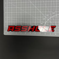 1PC ASSHOLE 3D Acrylic Badge - Car Truck Emblem Fender Tailgate Trunk Sticker