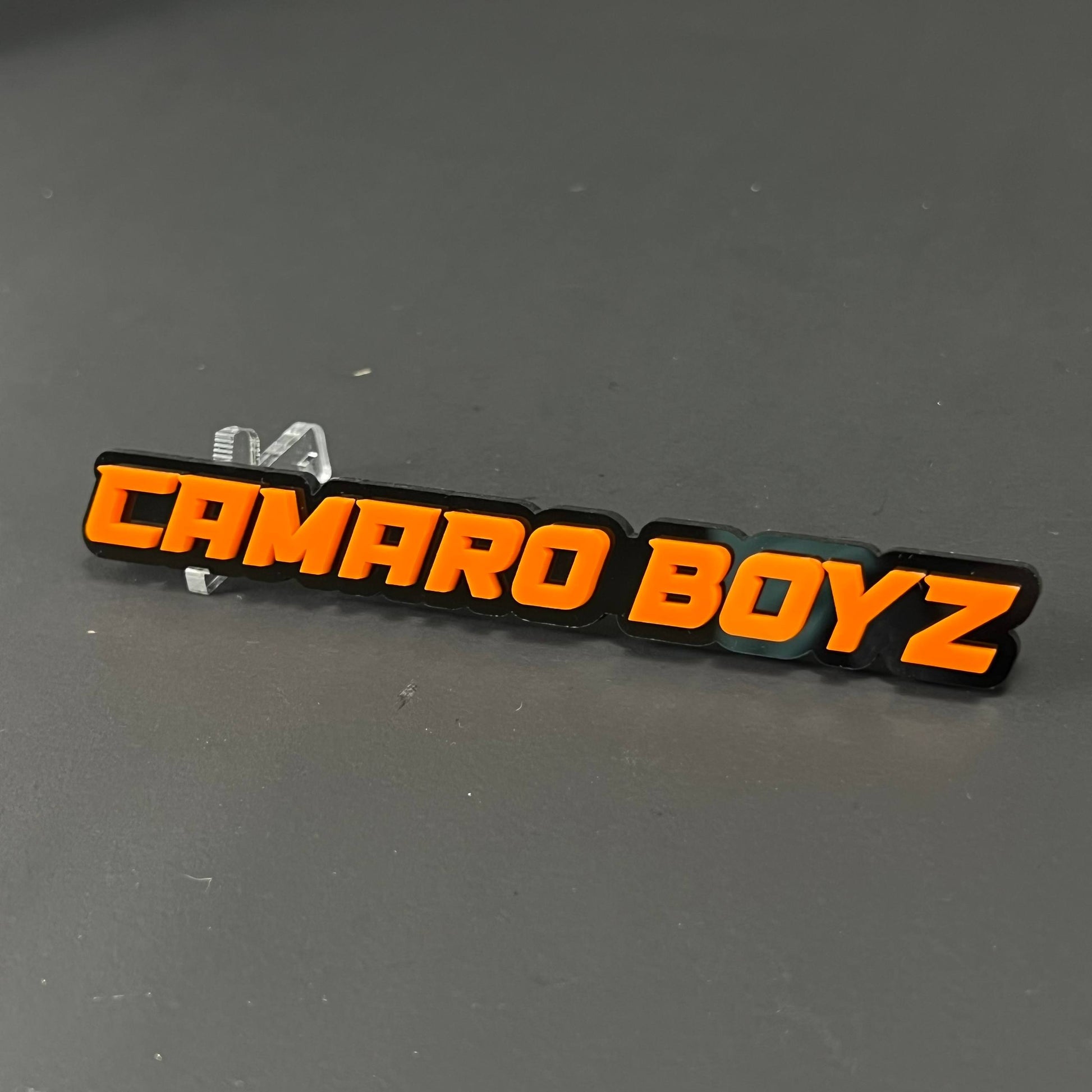1PC CAMARO BOYZ 3D Acrylic Badge - Car Truck Emblem Fender Sticker
