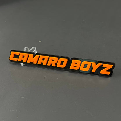 1PC CAMARO BOYZ 3D Acrylic Badge - Car Truck Emblem Fender Sticker