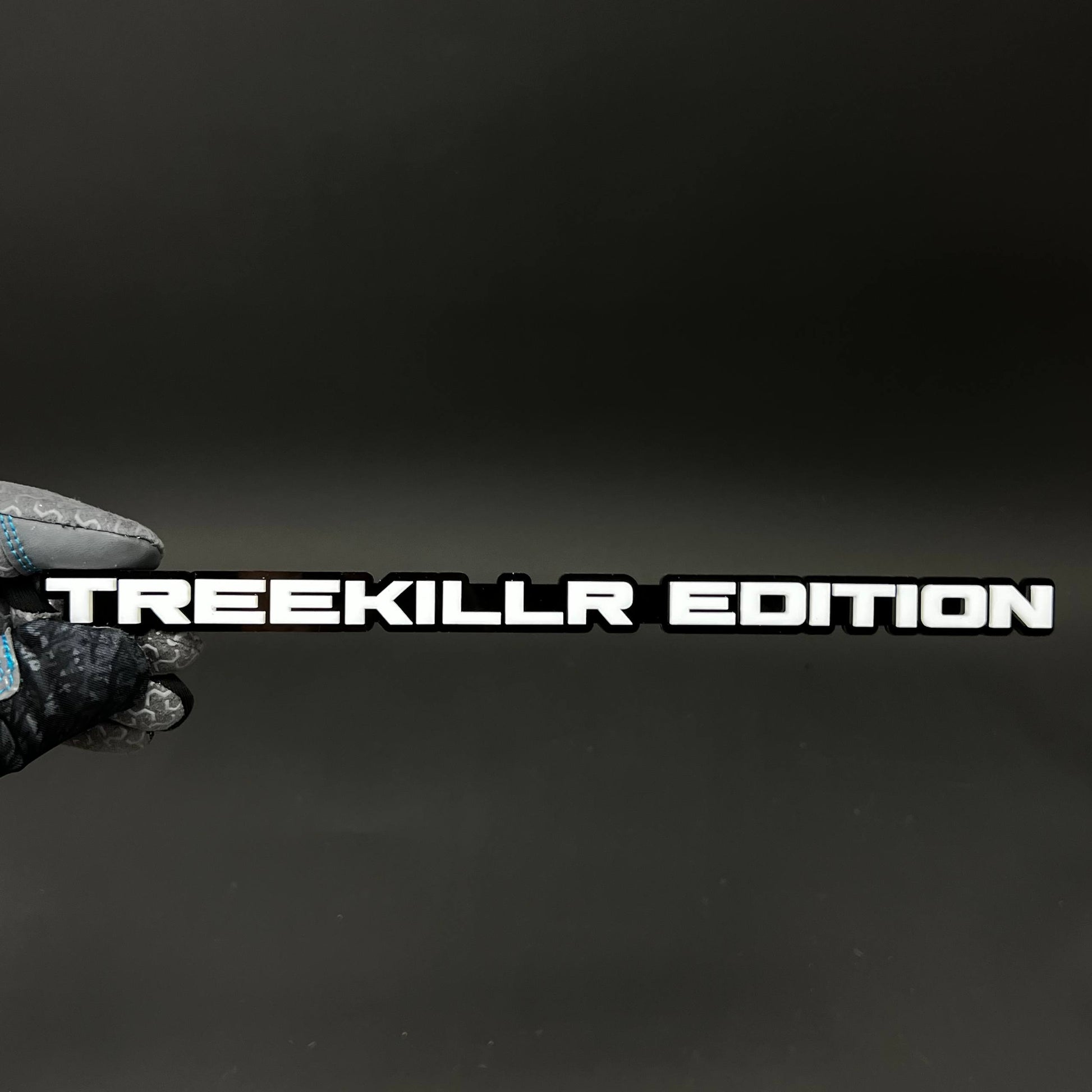 1PC TREEKILLR EDITION 3D Acrylic Badge - Car Truck Emblem Fender Sticker