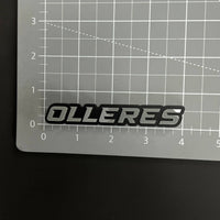 1PC OLLERES 3D Acrylic Badge - Car Truck Emblem Fender Tailgate Trunk Sticker