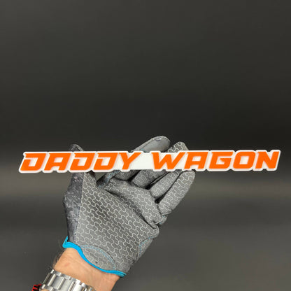 1PC DADDY WAGON 3D Acrylic Badge - Car Truck Emblem Fender Sticker