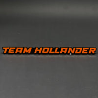 1PC TEAM HOLLANDER 3D Acrylic Badge - Car Truck Emblem Fender Sticker