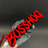 1PC BOSSHOG 3D Acrylic Badge - Car Truck Emblem Fender Tailgate Trunk Sticker