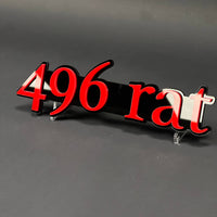 1PC 496 rat 3D Acrylic Badge - Car Truck Emblem Fender Tailgate Trunk Sticker