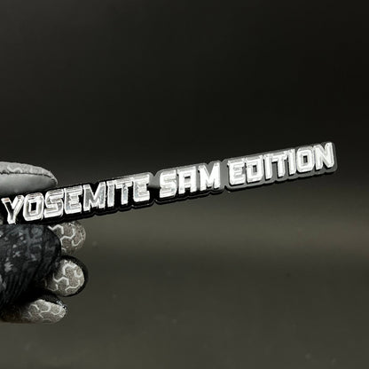 1PC YOSEMITE SAM EDITION 3D Acrylic Badge - Car Truck Emblem Fender Sticker
