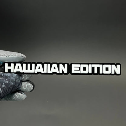 1PC HAWAIIAN EDITION 3D Acrylic Badge - Car Truck Emblem Fender Sticker