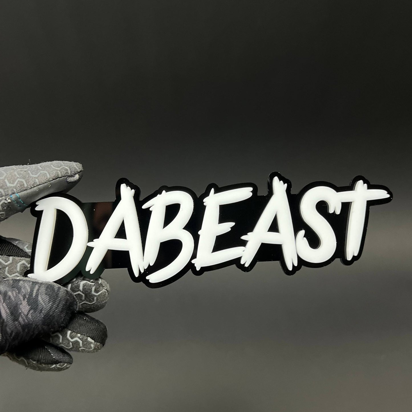 1PC DABEAST 3D Acrylic Badge - Car Truck Emblem Fender Tailgate Trunk Sticker