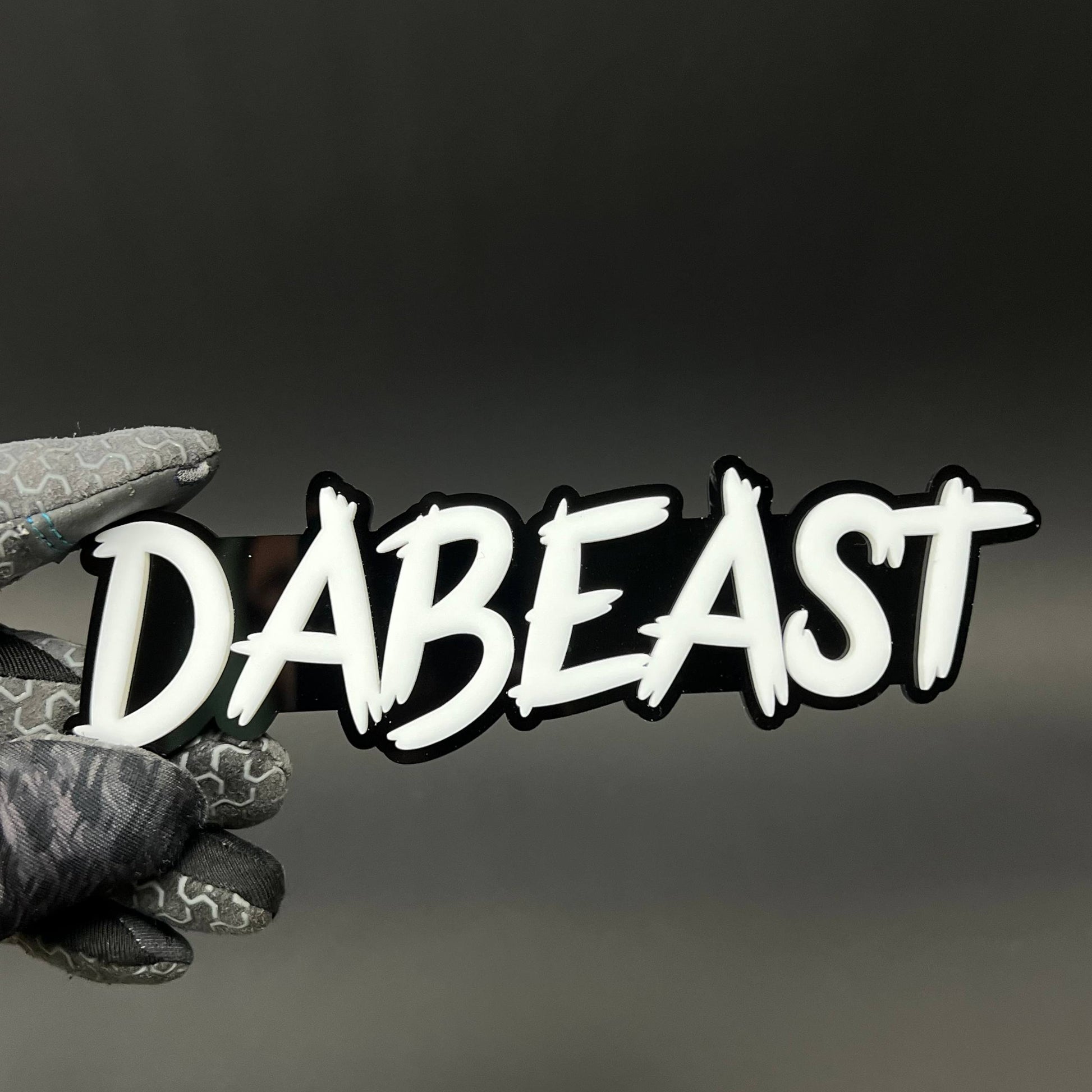1PC DABEAST 3D Acrylic Badge - Car Truck Emblem Fender Tailgate Trunk Sticker