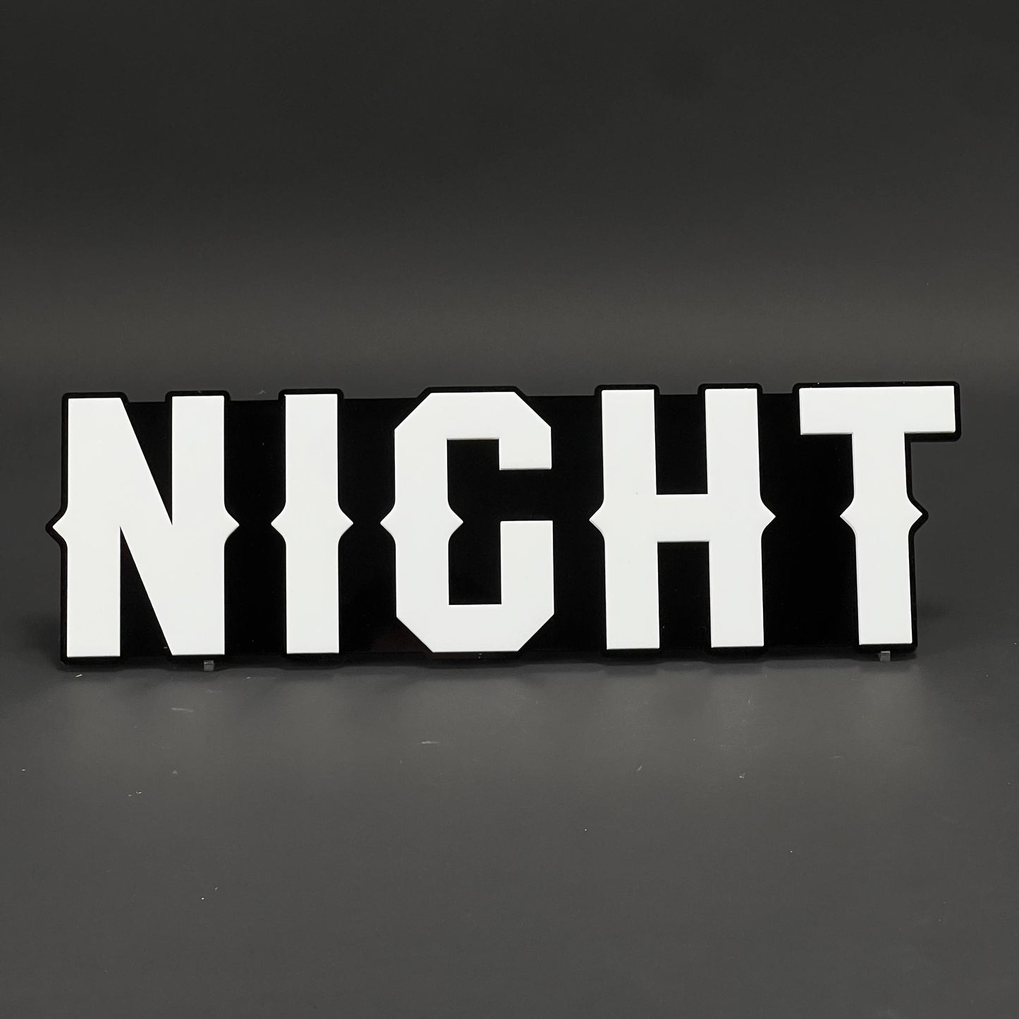 1PC NIGHT 3D Acrylic Badge - Car Truck Emblem Fender Tailgate Trunk Sticker