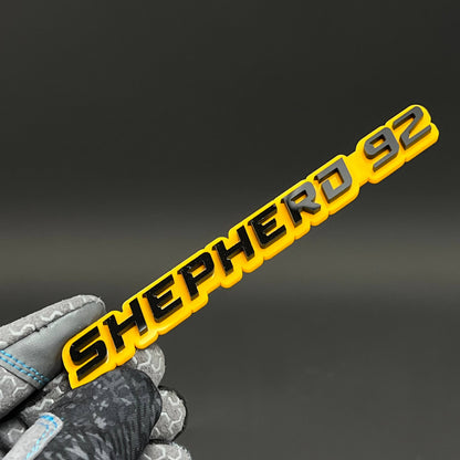 1PC SHEPHERD 92 3D Acrylic Badge - Car Truck Emblem Fender Sticker