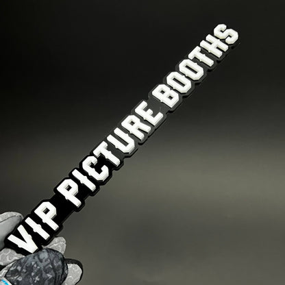 1PC VIP PICTURE BOOTHS 3D Acrylic Badge - Car Truck Emblem Fender Sticker