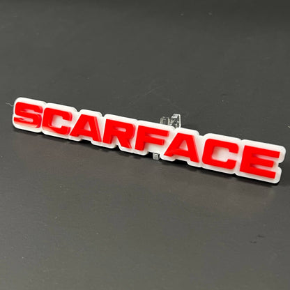1PC SCARFACE 3D Acrylic Badge - Car Truck Emblem Fender Tailgate Trunk Sticker