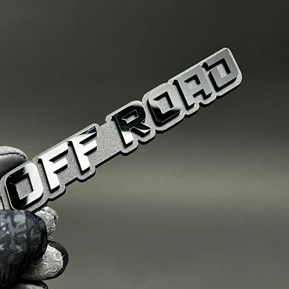 1PC OFF ROAD 3D Acrylic Badge - Car Truck Emblem Fender Tailgate Trunk Sticker