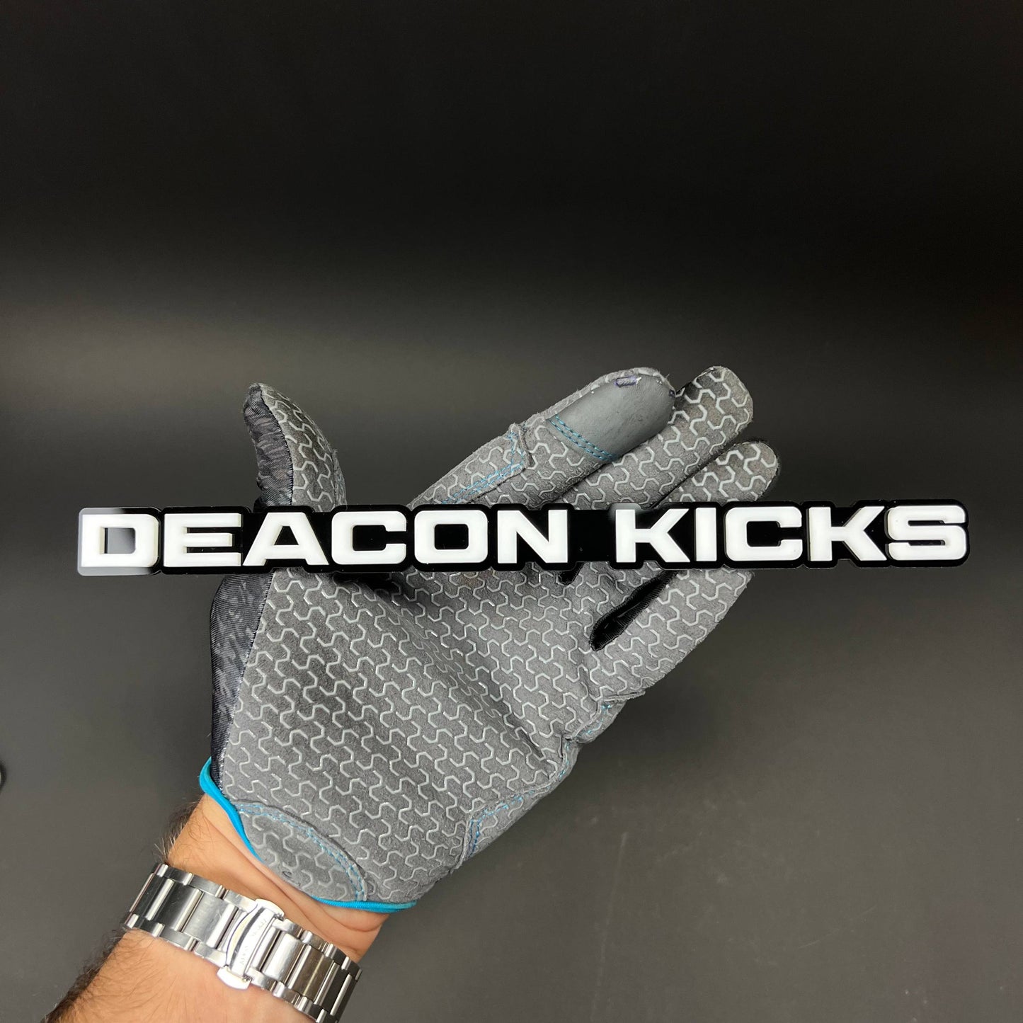 1PC DEACON KICKS 3D Acrylic Badge - Car Truck Emblem Fender Sticker