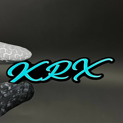 1PC KRX 3D Acrylic Badge - Car Truck Emblem Fender Tailgate Trunk Sticker