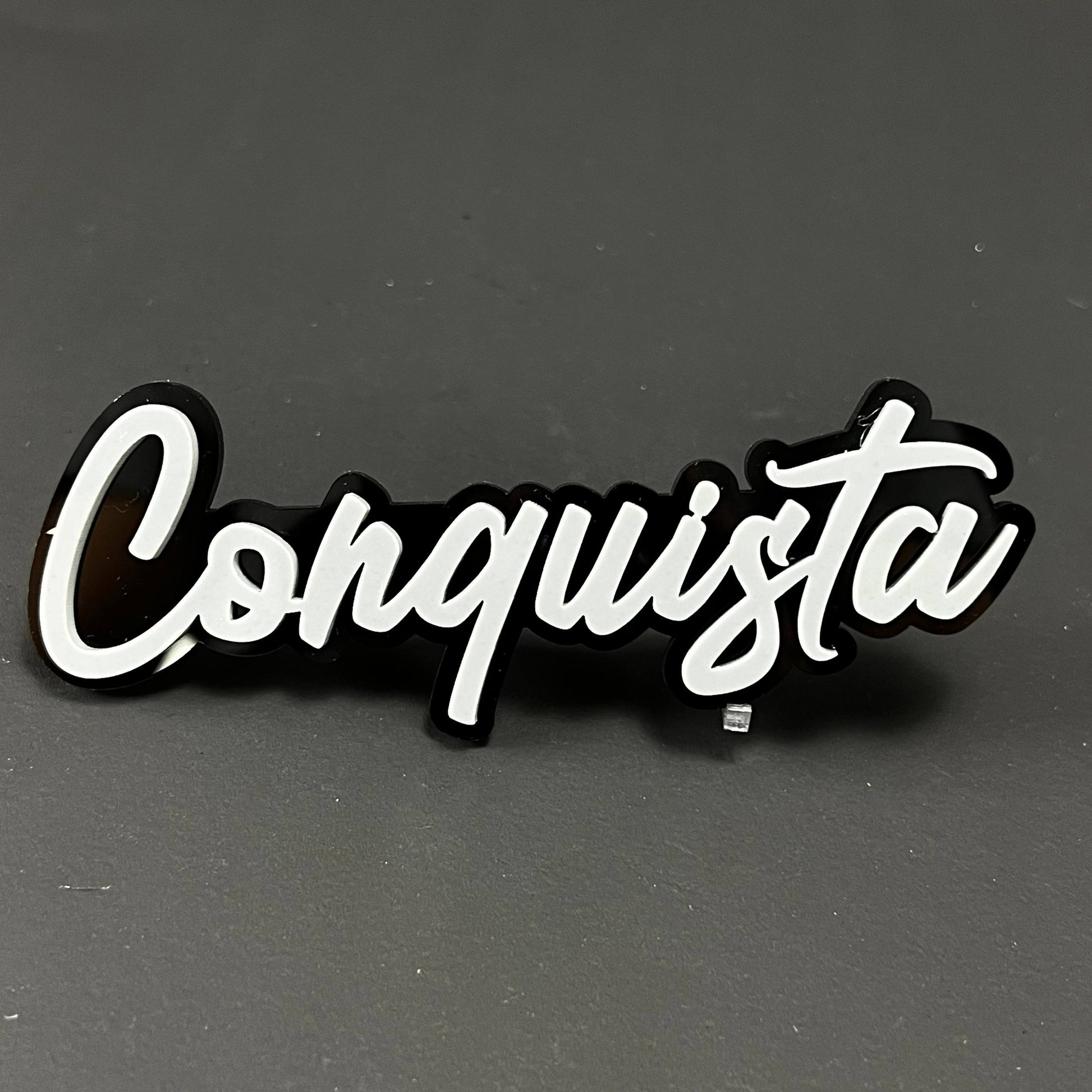 1PC Conquista 3D Acrylic Badge - Car Truck Emblem Fender Tailgate Trunk Sticker