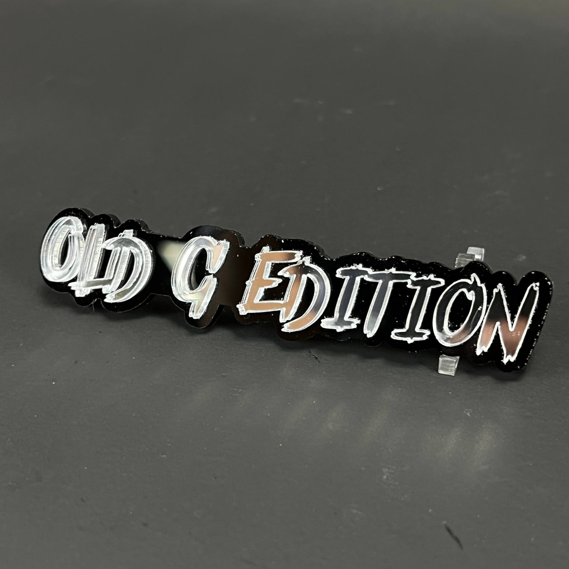 1PC OLD G EDITION 3D Acrylic Badge - Car Truck Emblem Fender Sticker