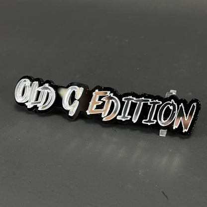 1PC OLD G EDITION 3D Acrylic Badge - Car Truck Emblem Fender Sticker