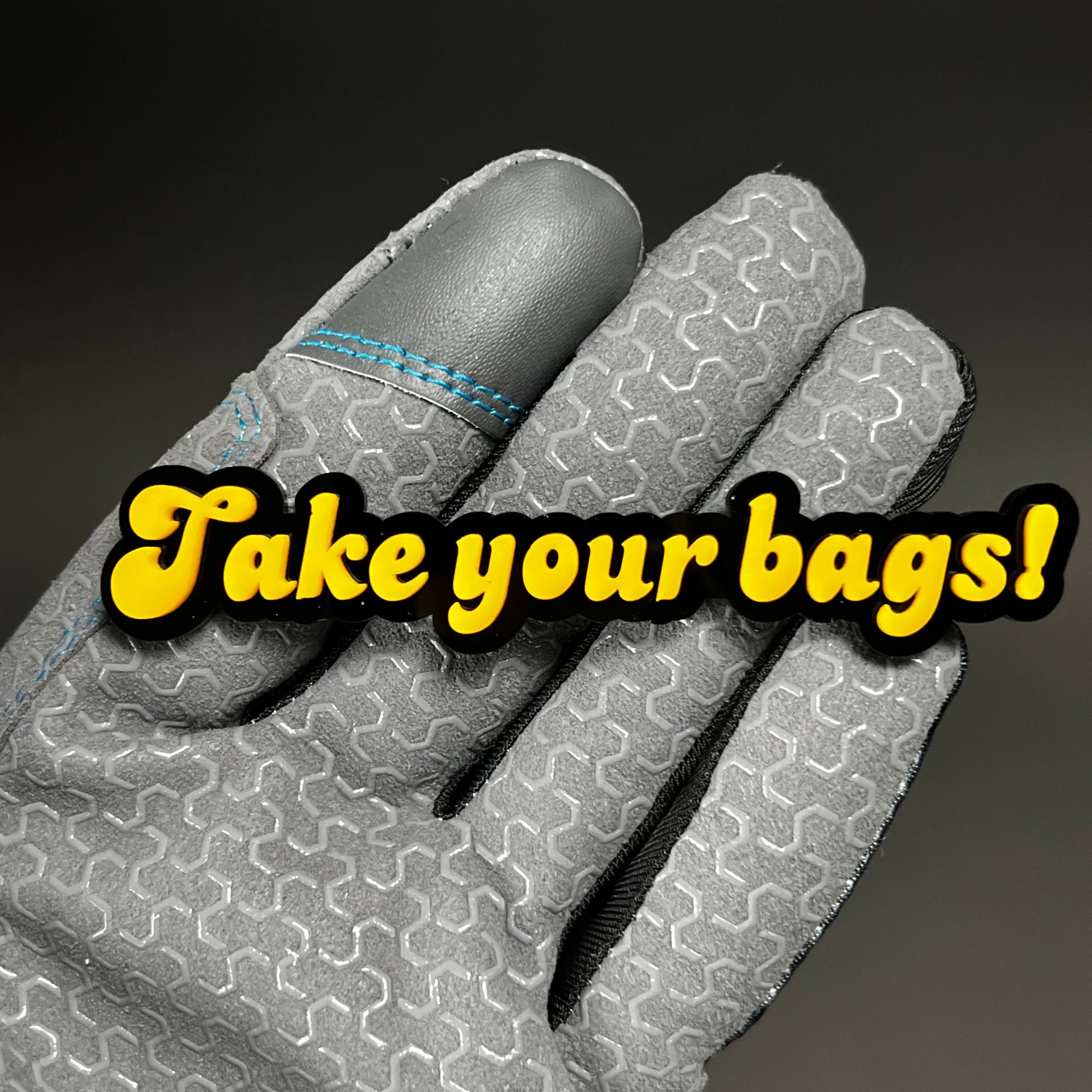 1PC Take your bags! 3D Acrylic Badge - Car Truck Emblem Fender Sticker