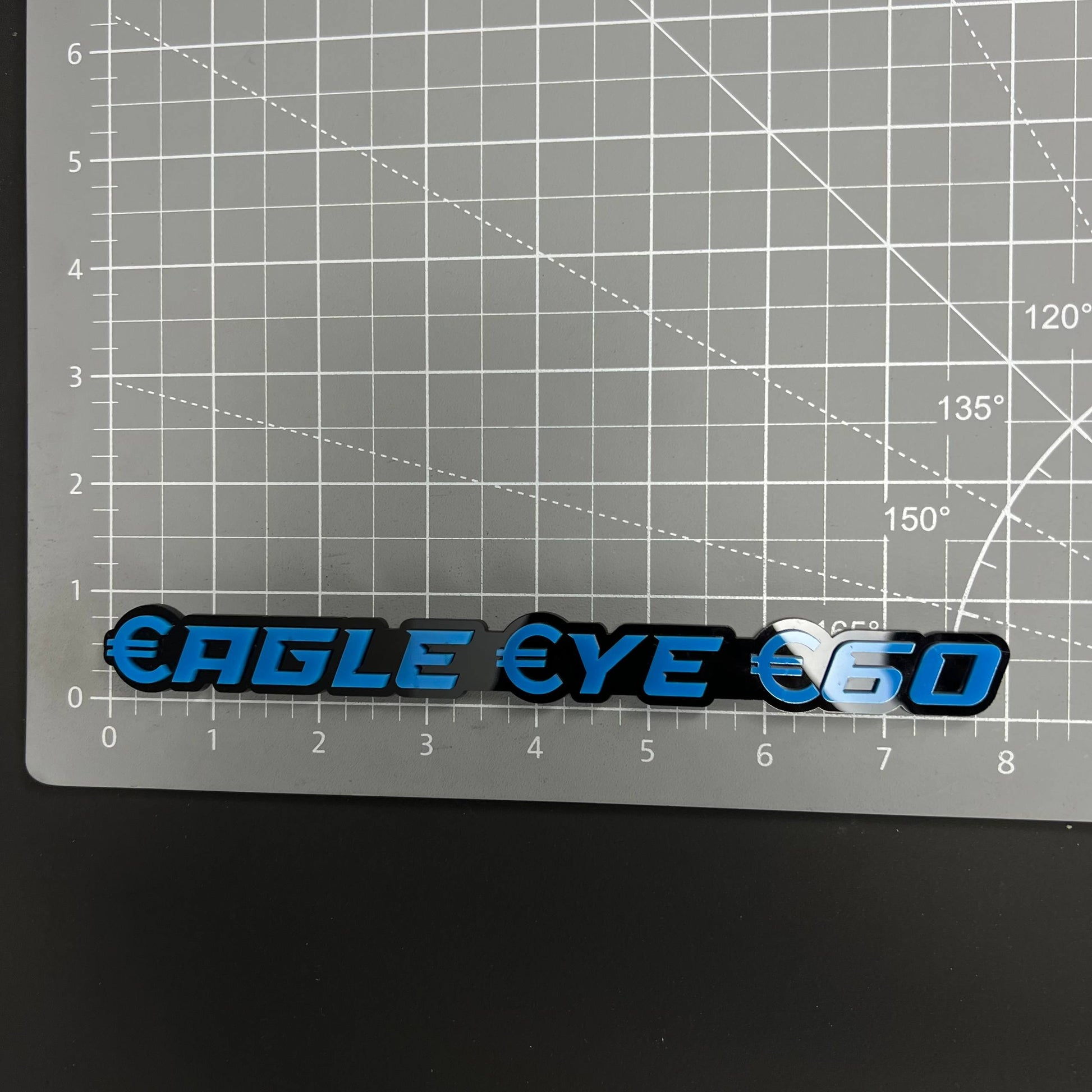 1PC EAGLE EYE E60 3D Acrylic Badge - Car Truck Emblem Fender Sticker