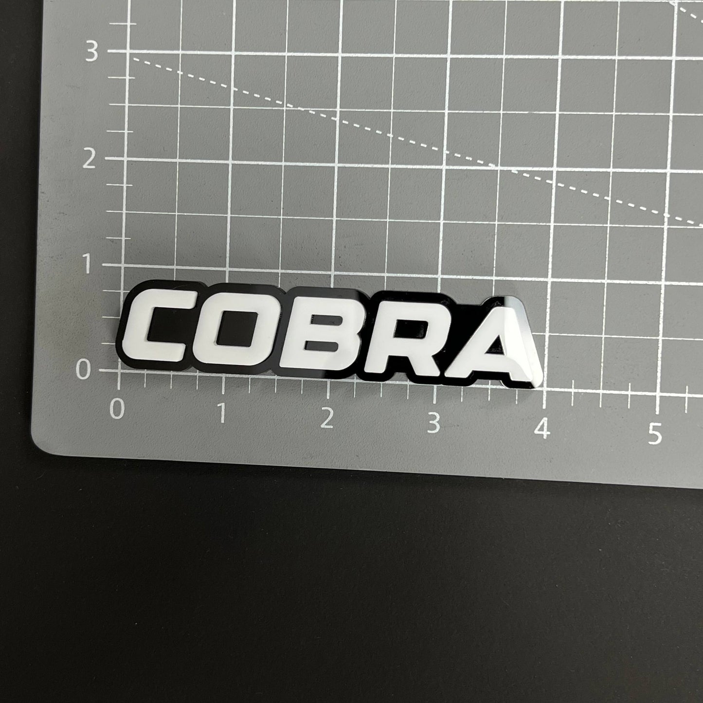 1PC COBRA 3D Acrylic Badge - Car Truck Emblem Fender Tailgate Trunk Sticker