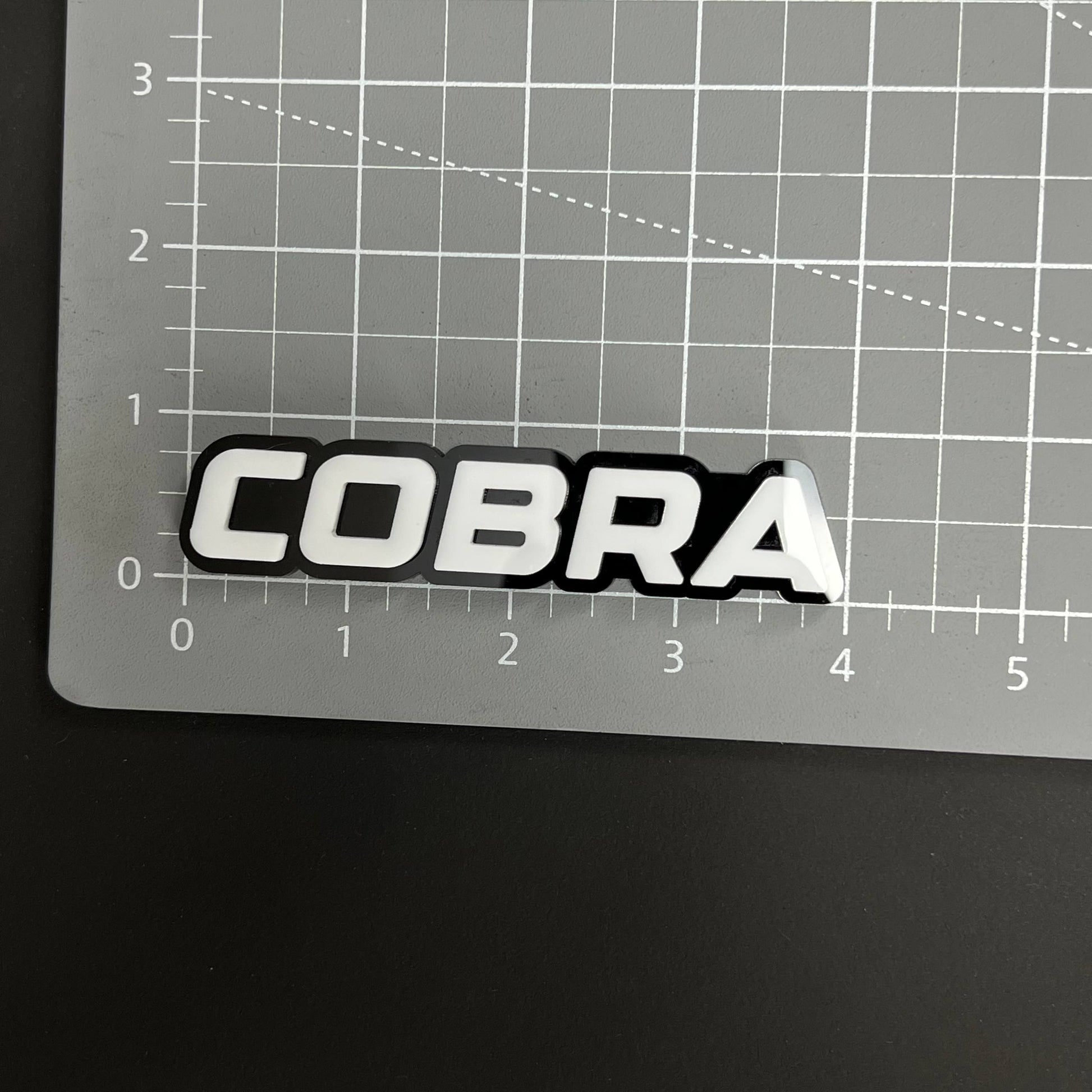 1PC COBRA 3D Acrylic Badge - Car Truck Emblem Fender Tailgate Trunk Sticker