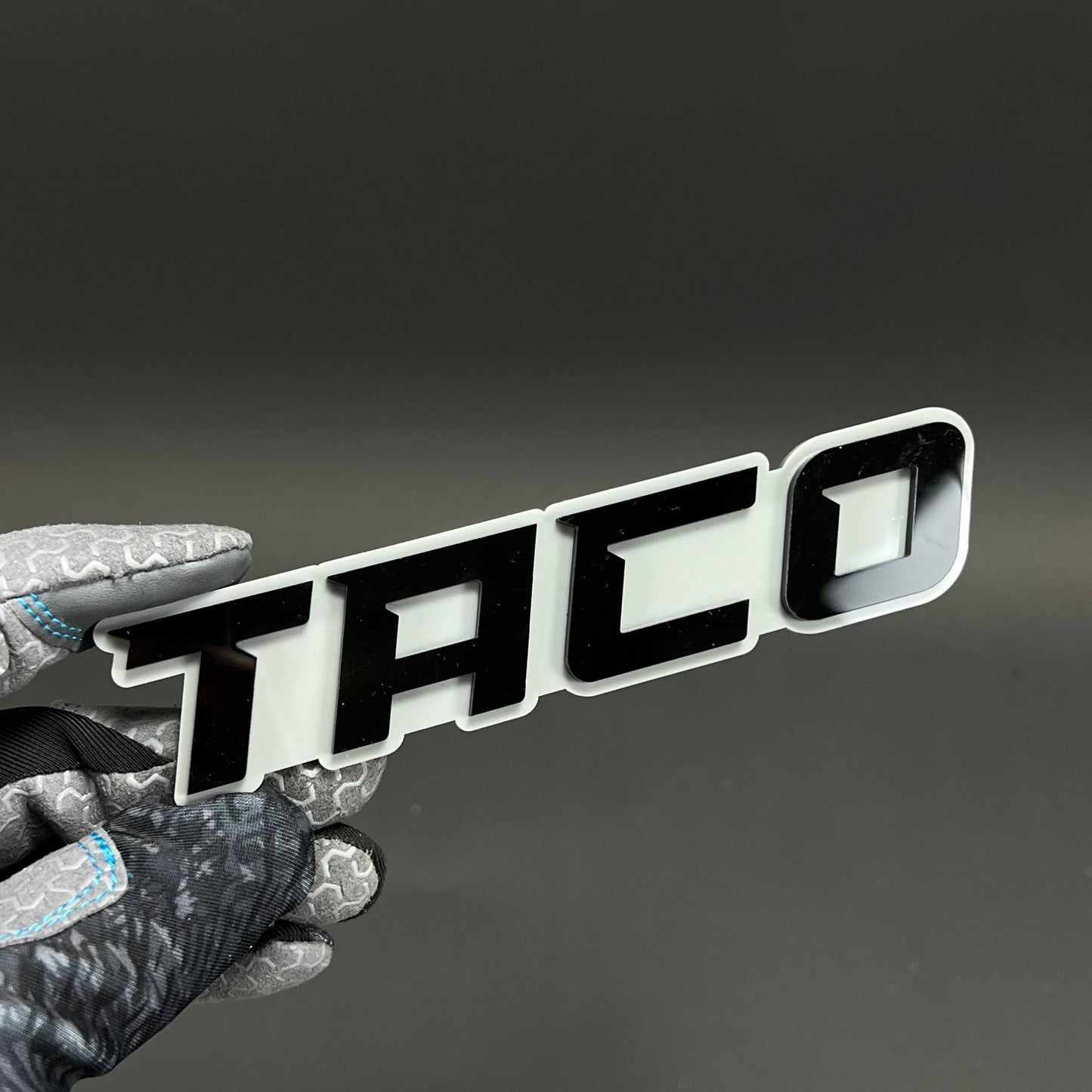 1PC TACO 3D Acrylic Badge - Car Truck Emblem Fender Tailgate Trunk Sticker