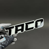 1PC TACO 3D Acrylic Badge - Car Truck Emblem Fender Tailgate Trunk Sticker