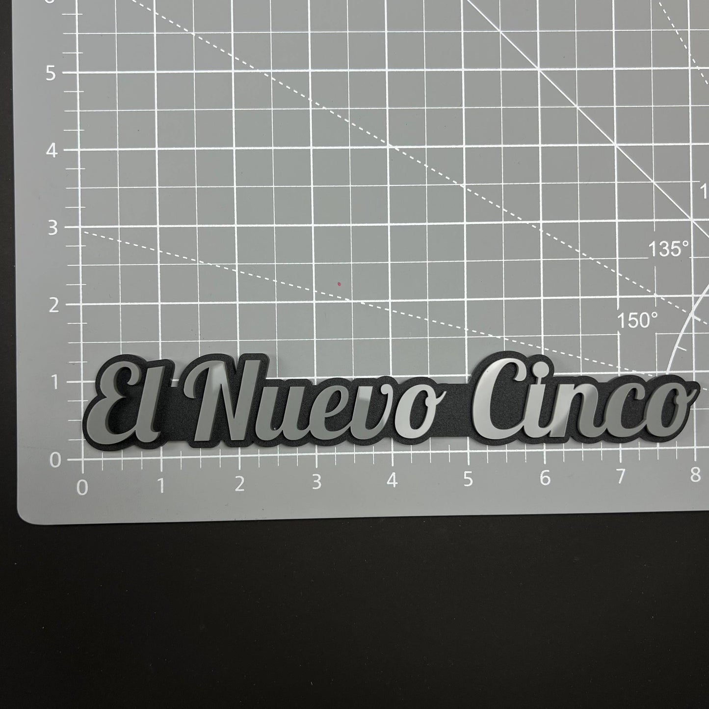 1PC El Nuevo Cinco 3D Acrylic Badge - Car Truck Emblem Fender Sticker