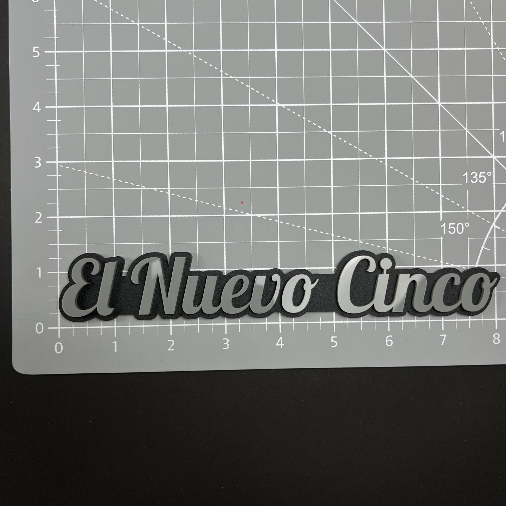 1PC El Nuevo Cinco 3D Acrylic Badge - Car Truck Emblem Fender Sticker