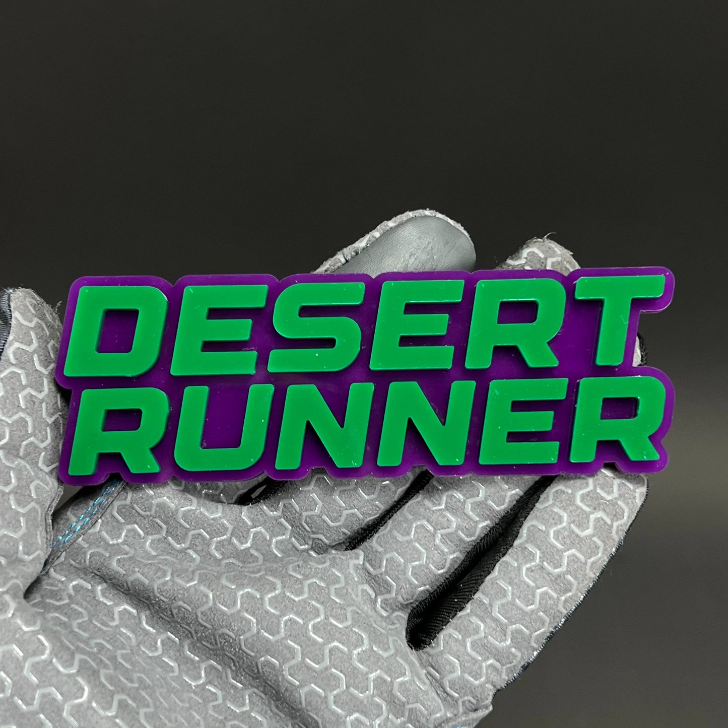 1PC DESERT RUNNER 3D Acrylic Badge - Car Truck Emblem Fender Sticker