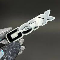 1PC G37X 3D Acrylic Badge - Car Truck Emblem Fender Tailgate Trunk Sticker