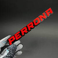 1PC PERRONA 3D Acrylic Badge - Car Truck Emblem Fender Tailgate Trunk Sticker