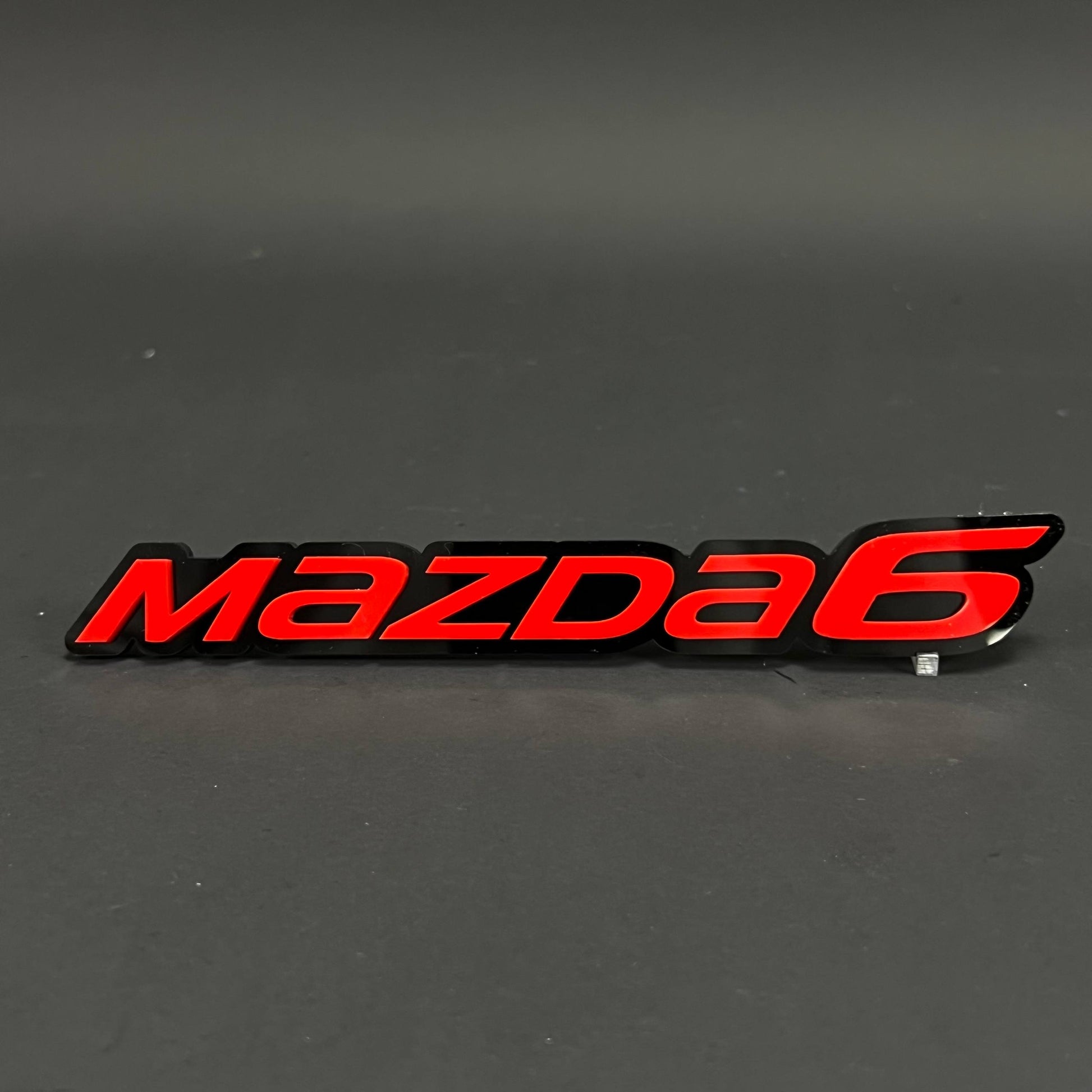 1PC MAZDA6 3D Acrylic Badge - Car Truck Emblem Fender Tailgate Trunk Sticker