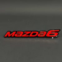 1PC MAZDA6 3D Acrylic Badge - Car Truck Emblem Fender Tailgate Trunk Sticker