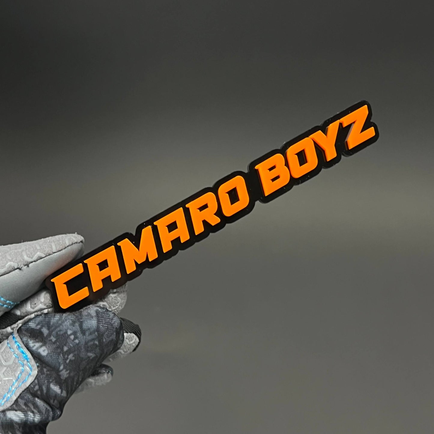 1PC CAMARO BOYZ 3D Acrylic Badge - Car Truck Emblem Fender Sticker