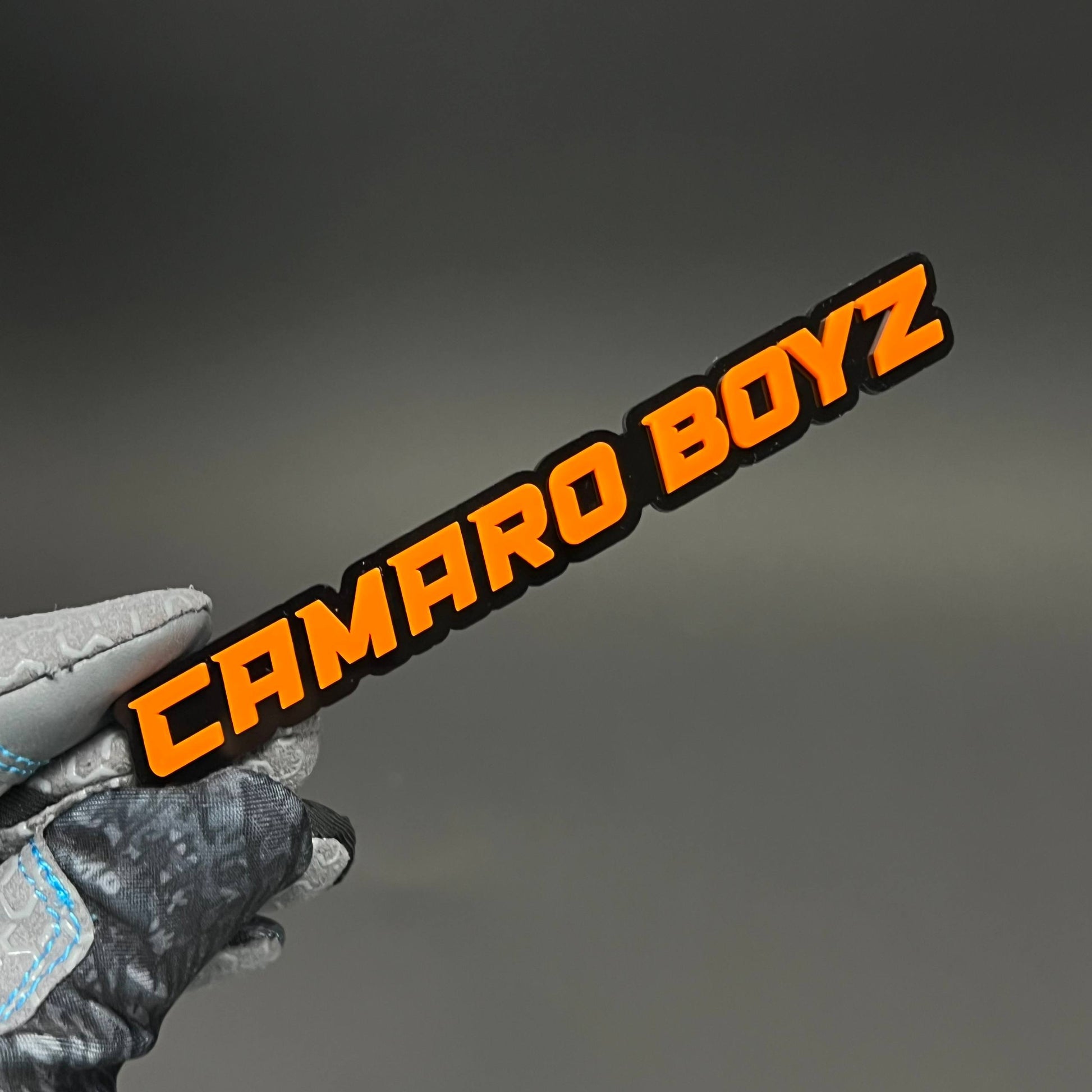 1PC CAMARO BOYZ 3D Acrylic Badge - Car Truck Emblem Fender Sticker