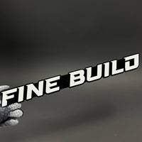 1PC FINE BUILD 3D Acrylic Badge - Car Truck Emblem Fender Tailgate Trunk Sticker