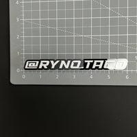 1PC @RYNQ.TACO 3D Acrylic Badge - Car Truck Emblem Fender Tailgate Trunk Sticker