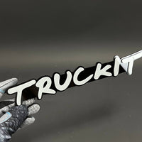 1PC TRUCKIT 3D Acrylic Badge - Car Truck Emblem Fender Tailgate Trunk Sticker