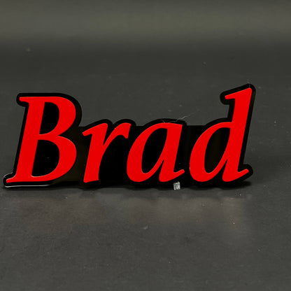 1PC Brad 3D Acrylic Badge - Car Truck Emblem Fender Tailgate Trunk Sticker